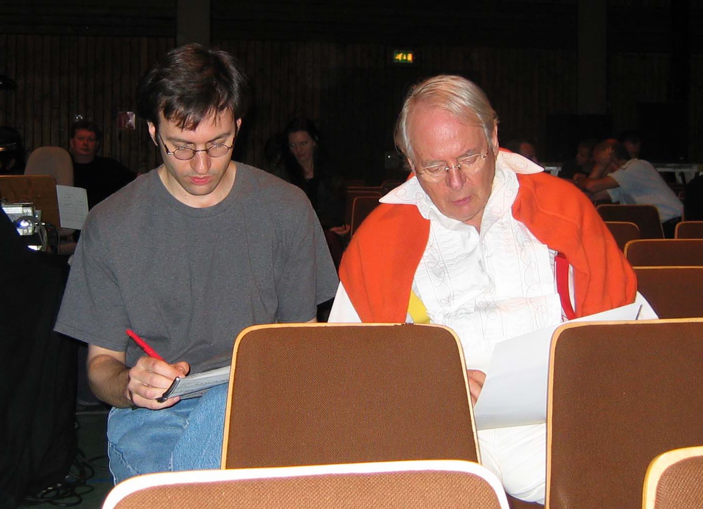 Paul Miller and Karlheinz Stockhausen